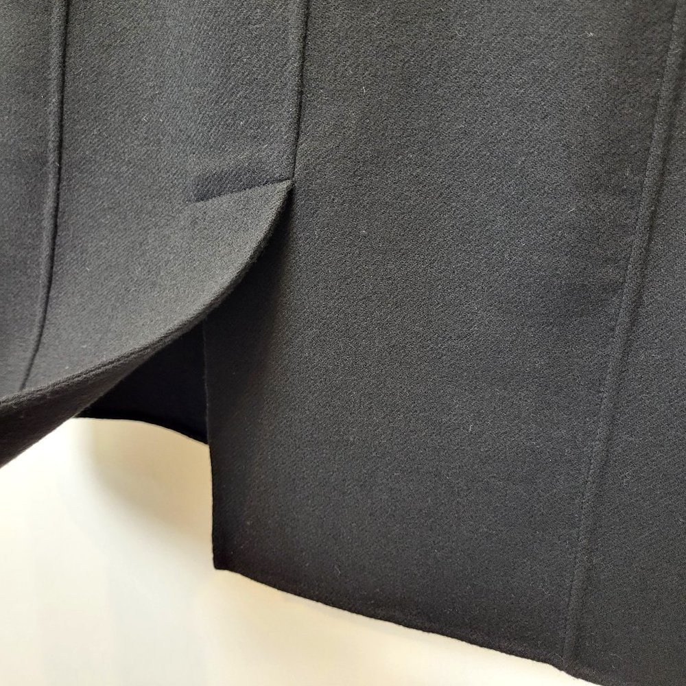 Talbots Black 100% Wool Structured Sheath Dress, Size 8, EUC - Picture 7 of 13